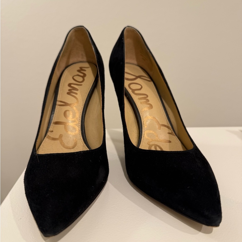 Sam Edelman Classic Black Suede Pumps